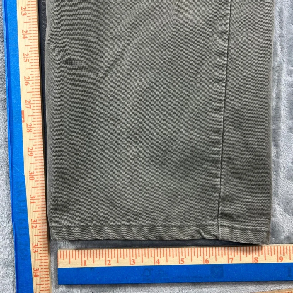 BANANA REPUBLIC Chinos Mens 40L Olive Green Cotton Twill Button‎ Fly USA